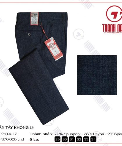 Quần Tây Nam ống xuông 261412