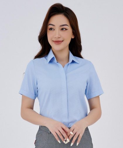 Áo sơ mi nữ ngắn tay