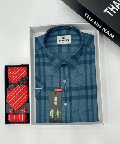 Áo sơ mi nam ngắn tay 193699