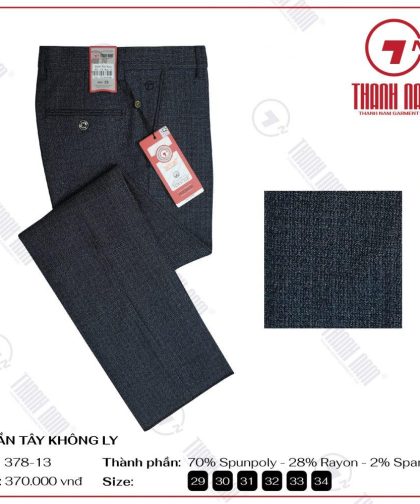 Quần Tây Nam ống xuông 37813