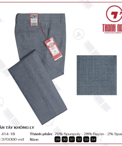 Quần Tây Nam ống xuông 41418
