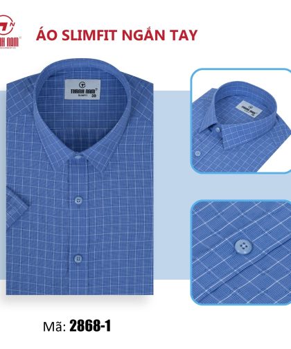 SƠ MI BAMBOO TAY NGẮN SLIMFIT 2868-1
