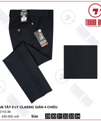 QUẦN TÂY 0 LY GIÃN 4 CHIỀU 2110-36