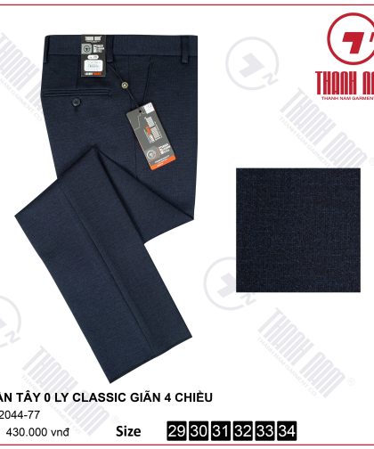 QUẦN TÂY 0 LY GIÃN 4 CHIỀU 2044-7
