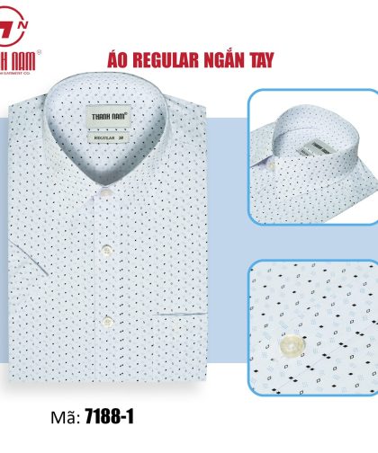 SƠ MI BAMBOO FORM REGULAR NGẮN TAY – MẪU MỚI 01