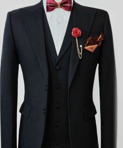 Bộ Vest nam màu đen